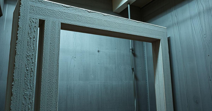 Moldura de Isopor Revestida com Cimento para Interiores Modernos Moldura de Isopor Revestida com Cimento para Interiores Modernos