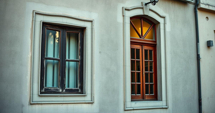 Molduras de Cimento para Janelas e Portas como Elemento Decorativo e Funcional Molduras de Cimento para Janelas e Portas como Elemento Decorativo e Funcional