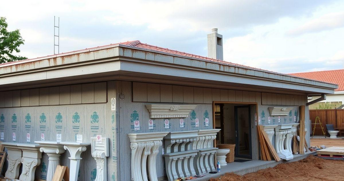 Como escolher a moldura de cimento para beiral ideal para sua construção