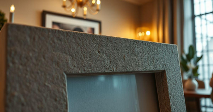 Descubra a Moldura de Isopor Revestida com Cimento para sua Decoração